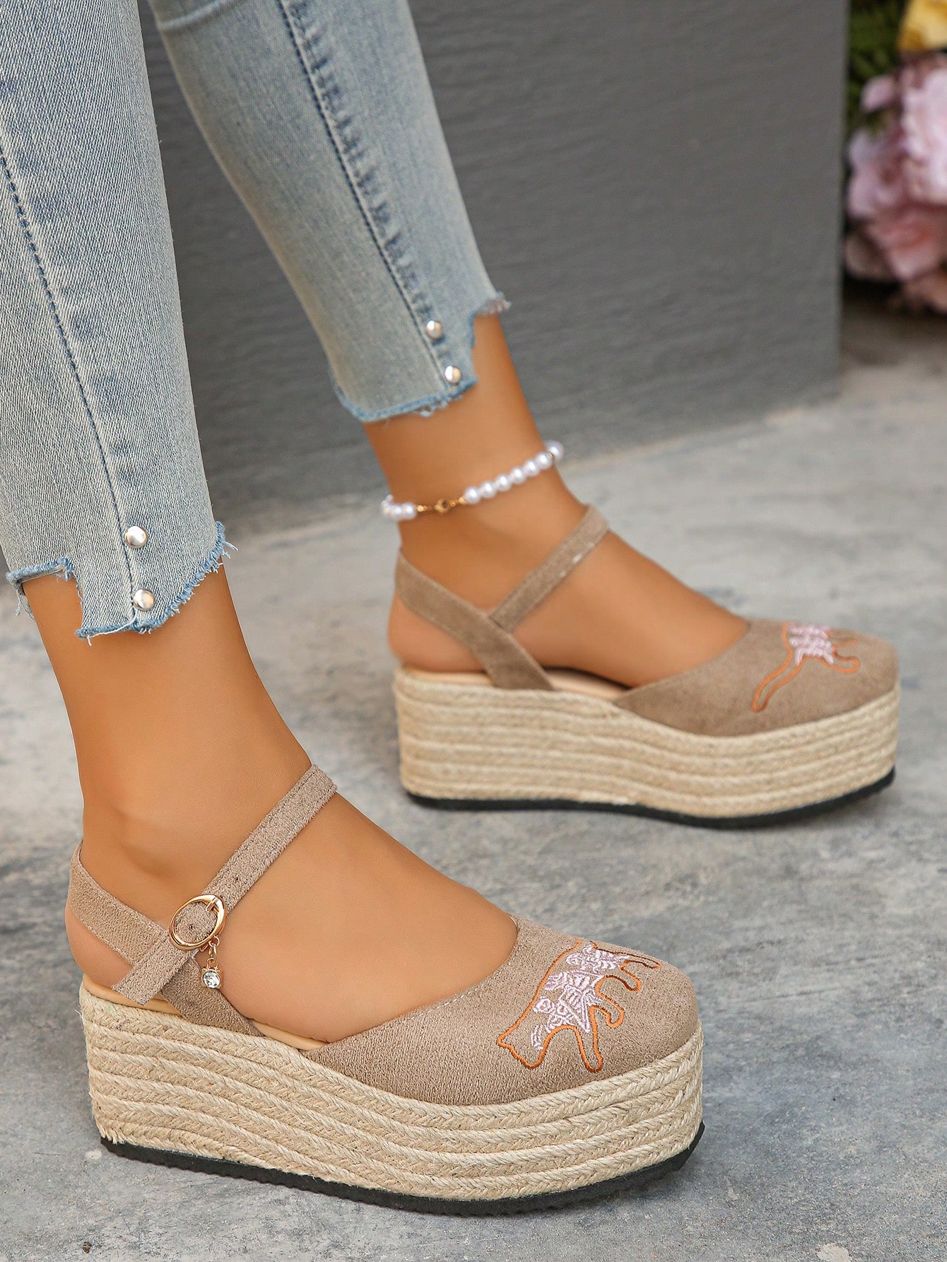 In Khaki Women Wedges & Flatform