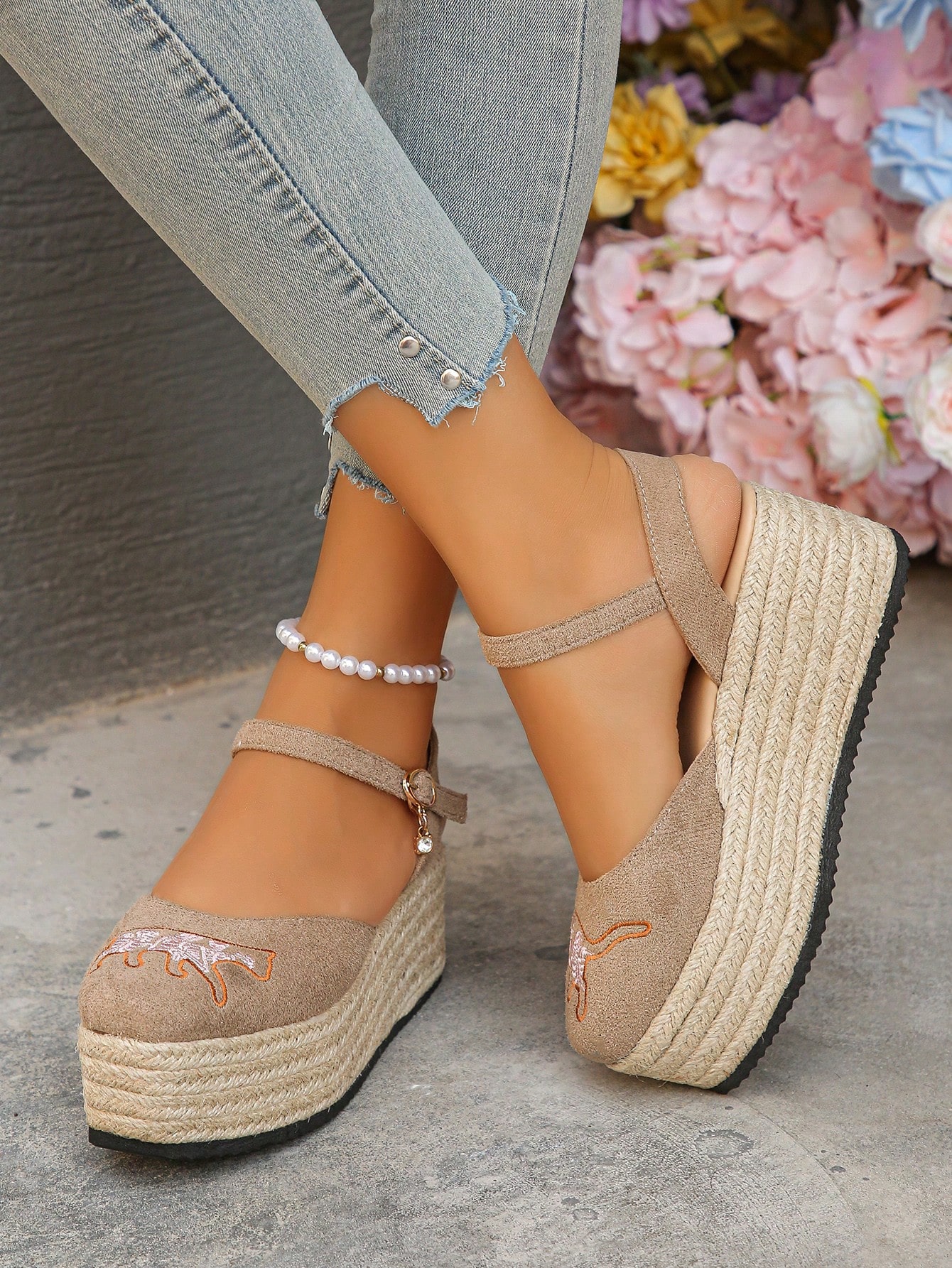 In Khaki Women Wedges & Flatform