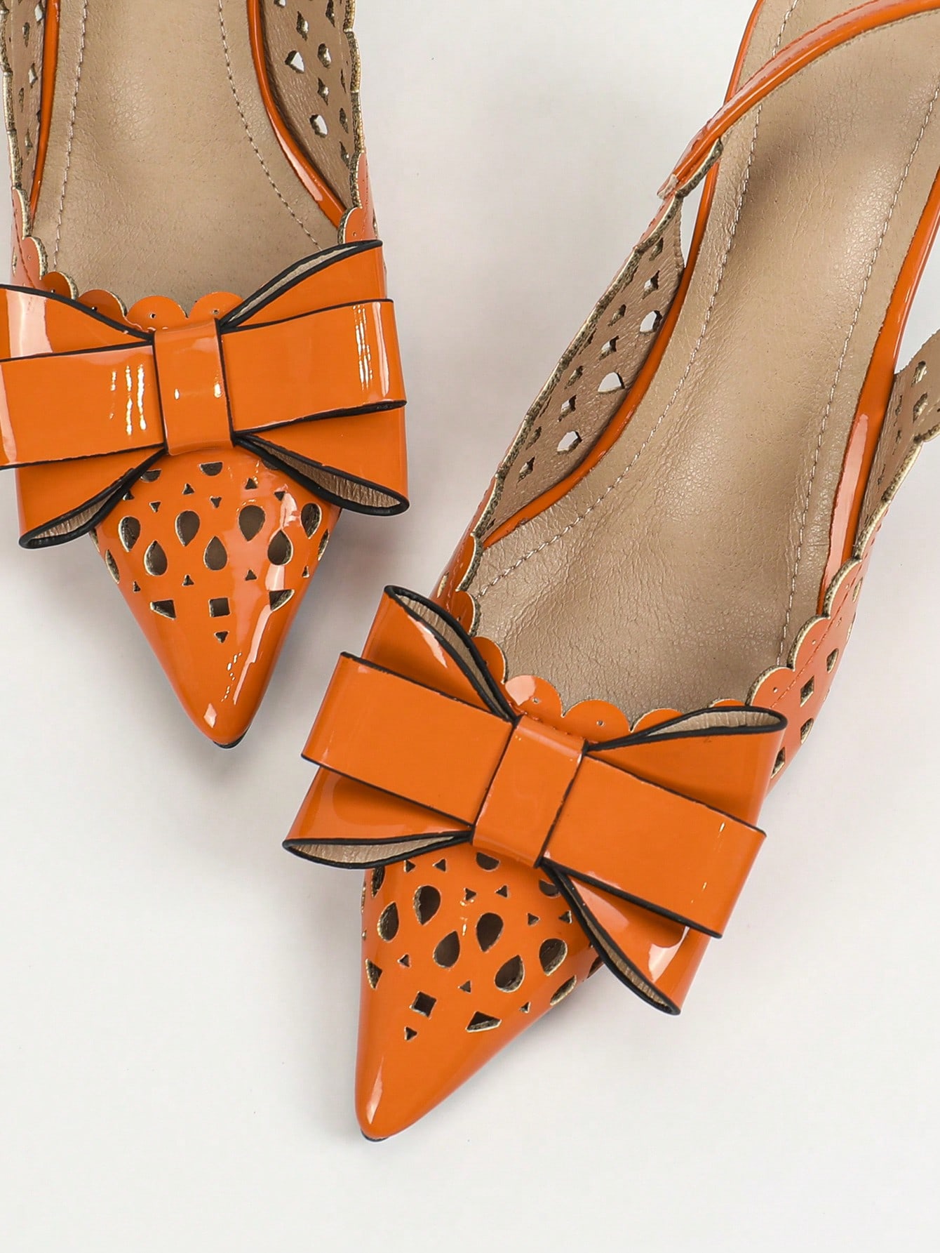 In Orange Women Pumps