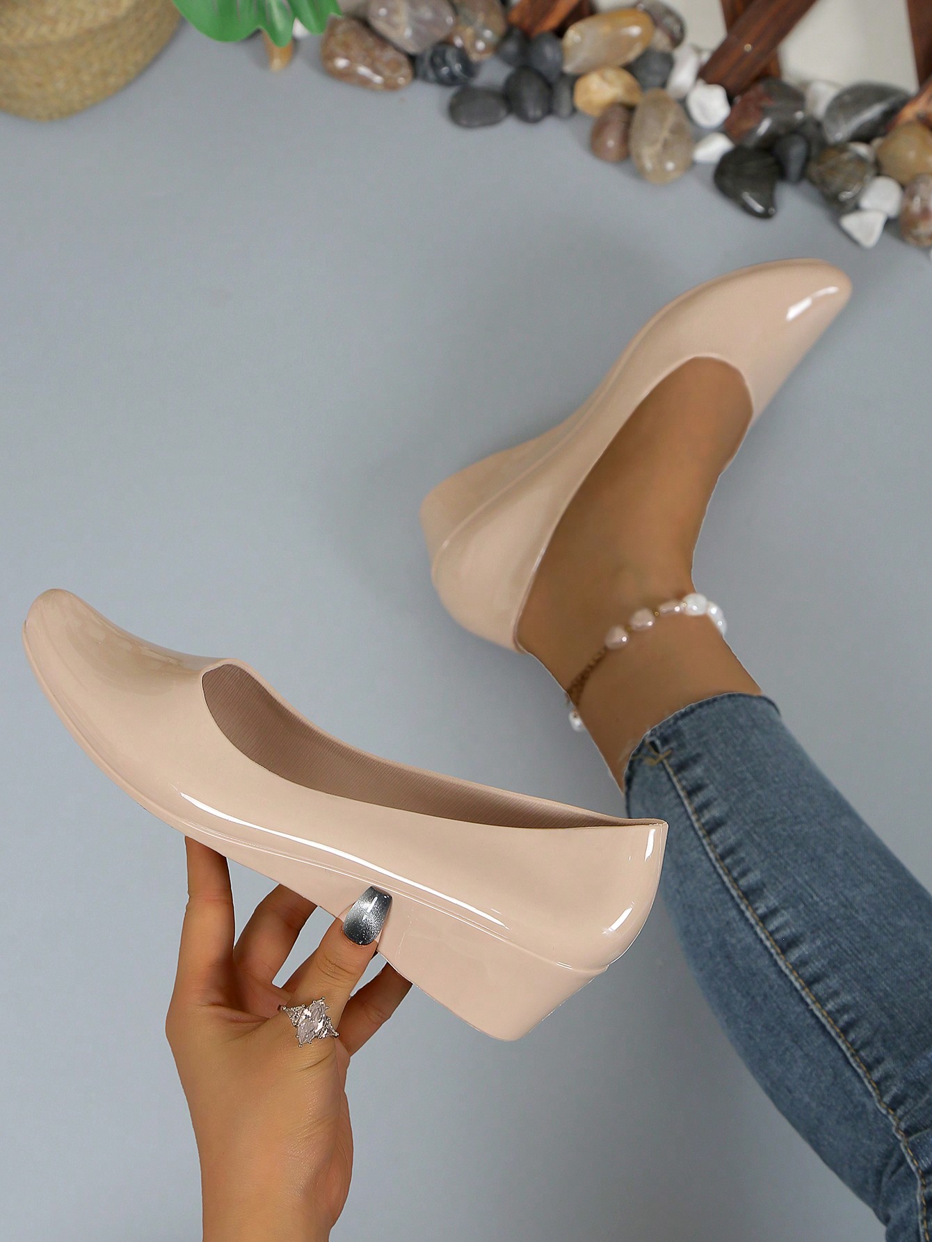 In Apricot Women Wedges & Flatform