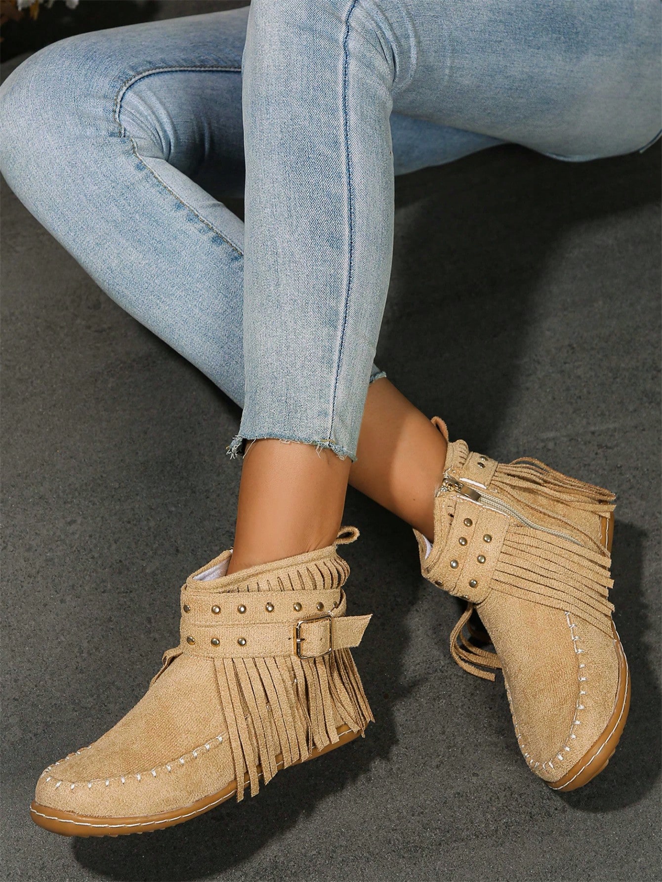 In Khaki Women Ankle Boots & Booties