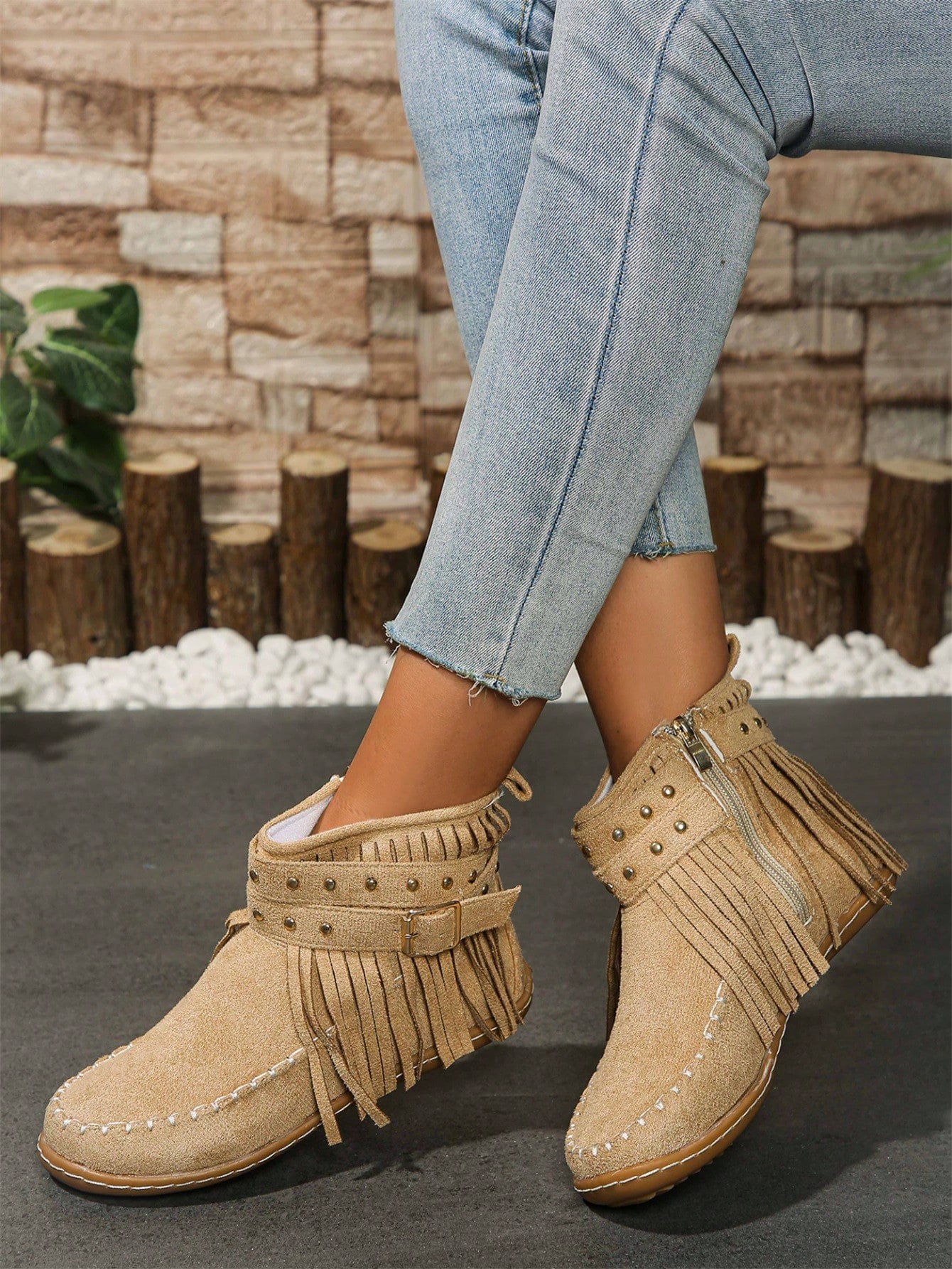 In Khaki Women Ankle Boots & Booties