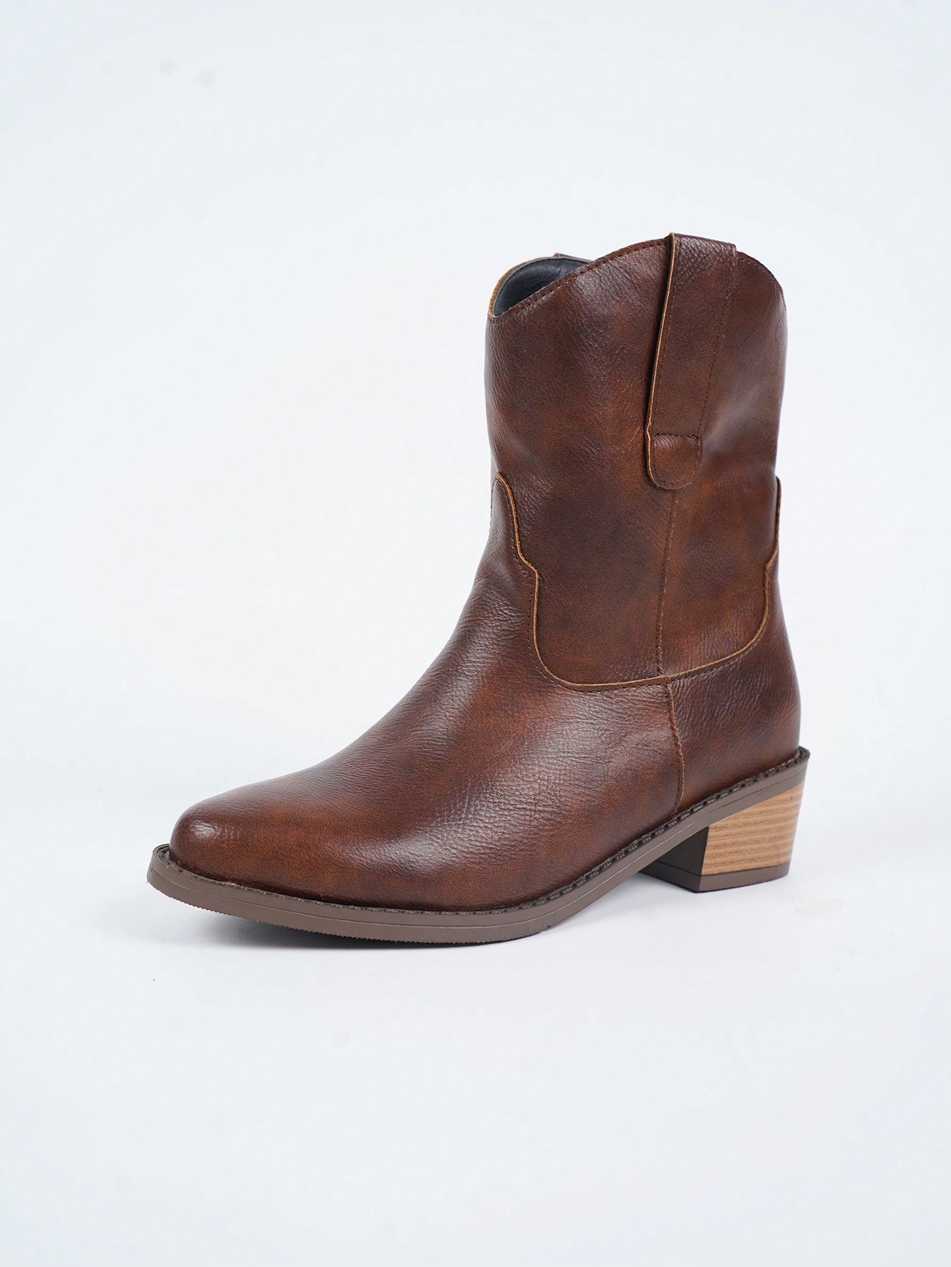 In Coffee Brown Women Fashion Boots