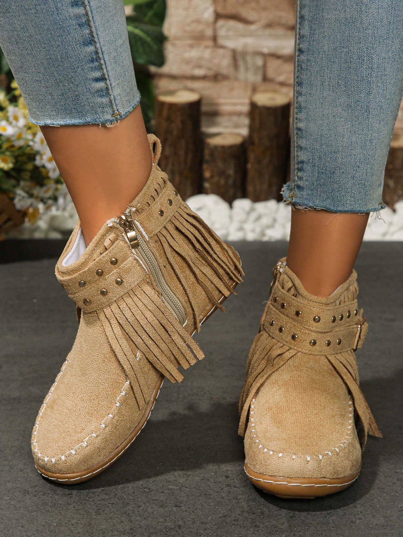 In Khaki Women Ankle Boots & Booties