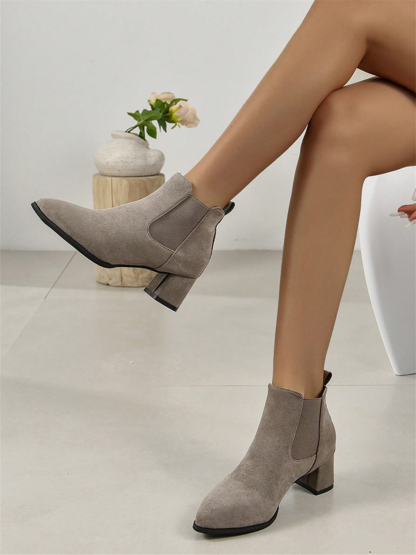 In Khaki Women Ankle Boots & Booties