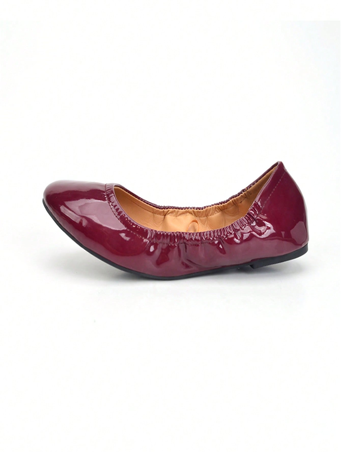 In Burgundy Women Flats