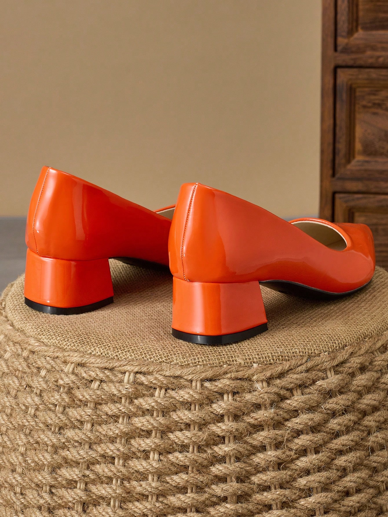 In Orange Women Pumps