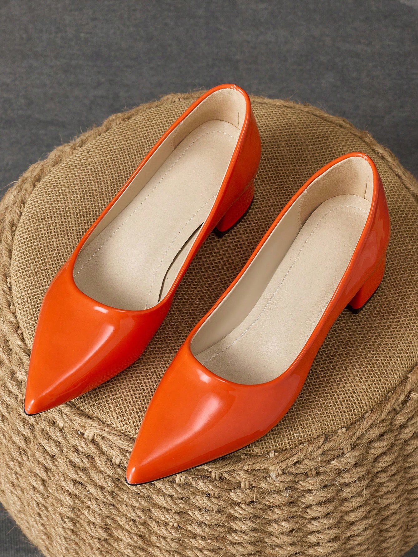 In Orange Women Pumps