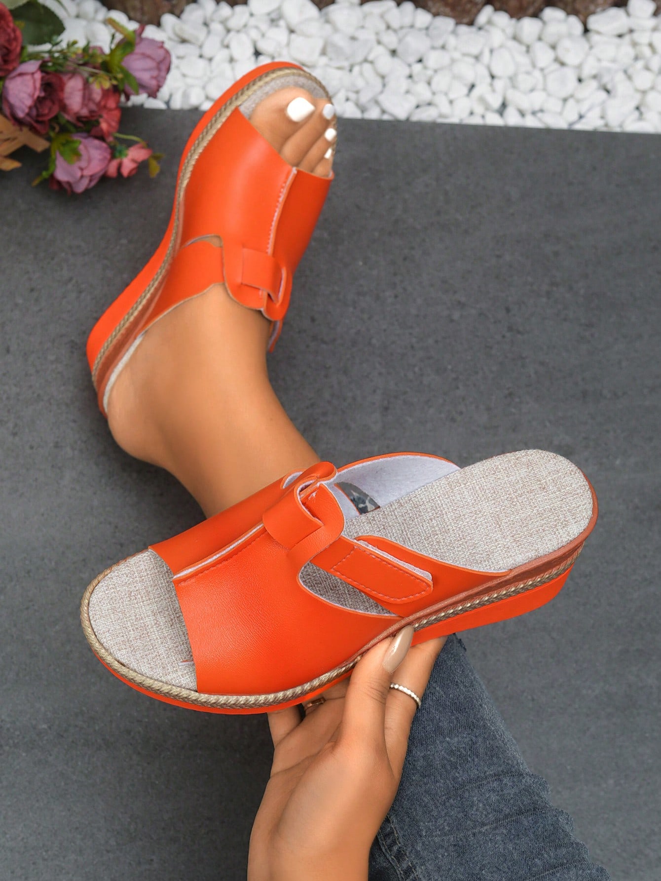 In Orange Women Platforms & Wedge Sandals