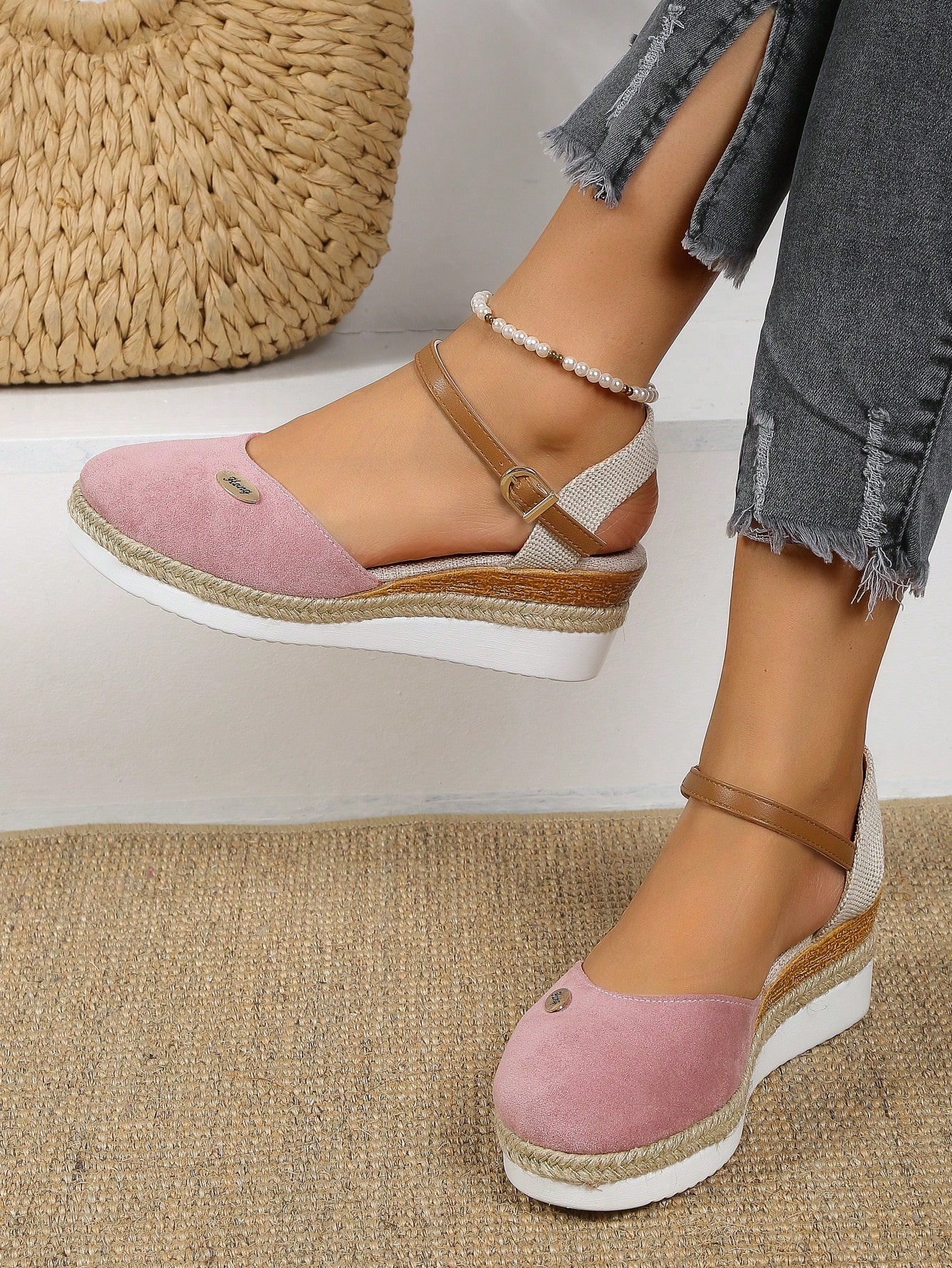 In Pink Women Wedges & Flatform