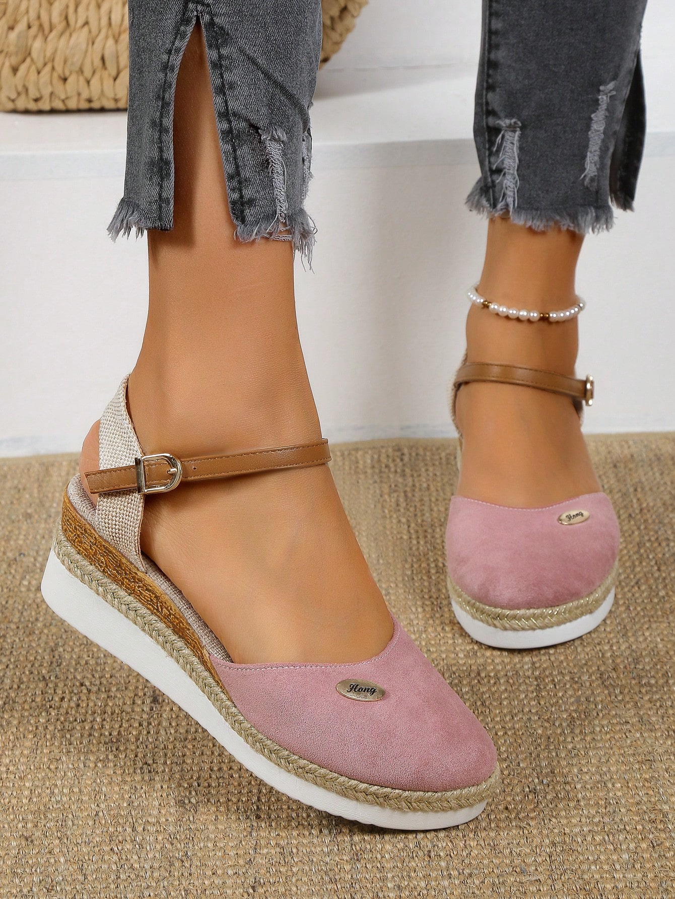 In Pink Women Wedges & Flatform