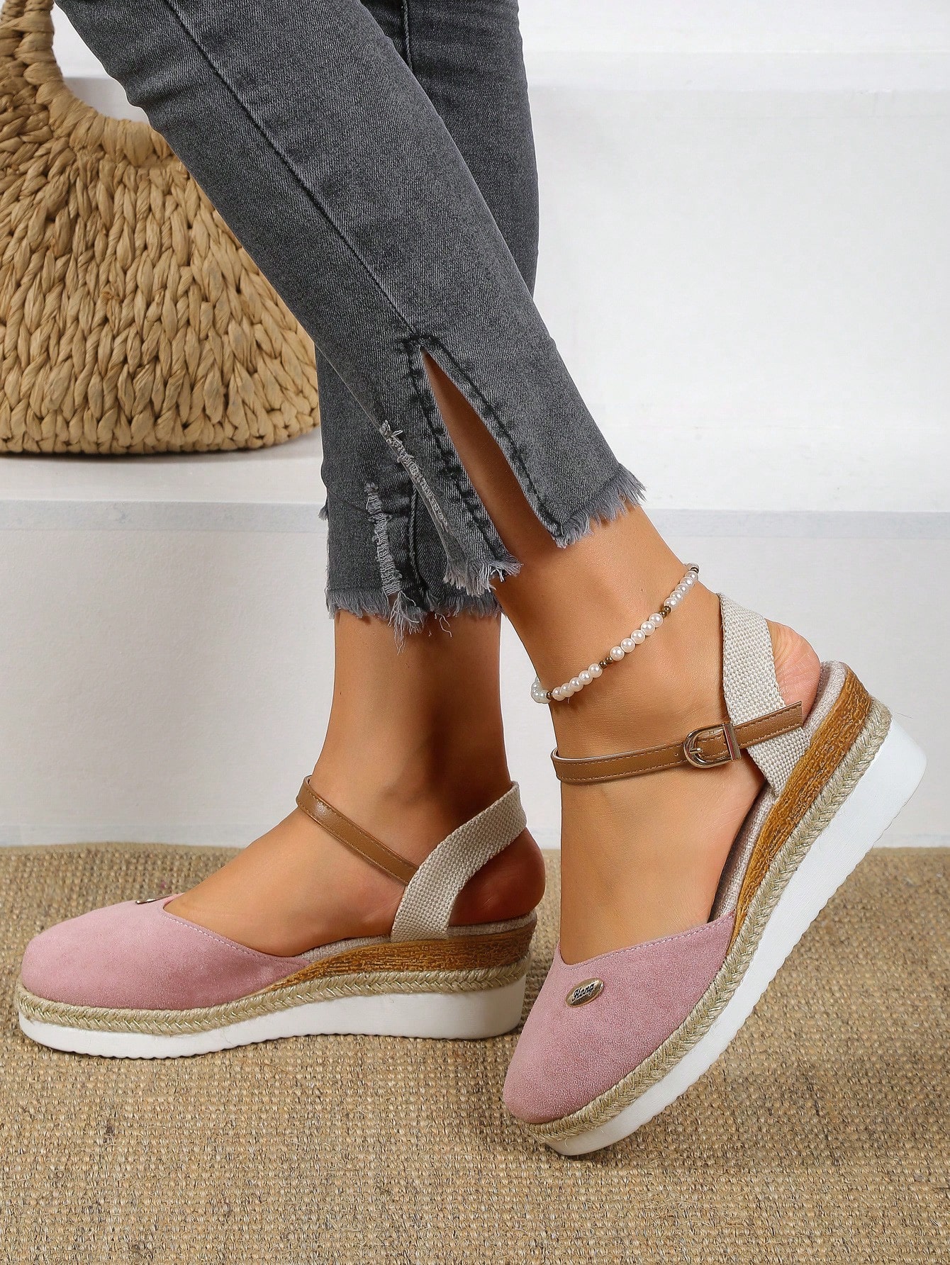 In Pink Women Wedges & Flatform