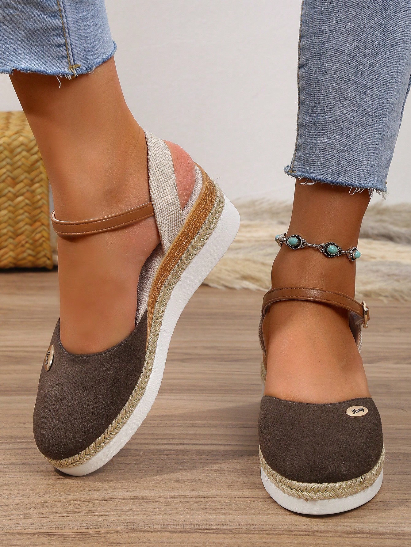 In Khaki Women Wedges & Flatform