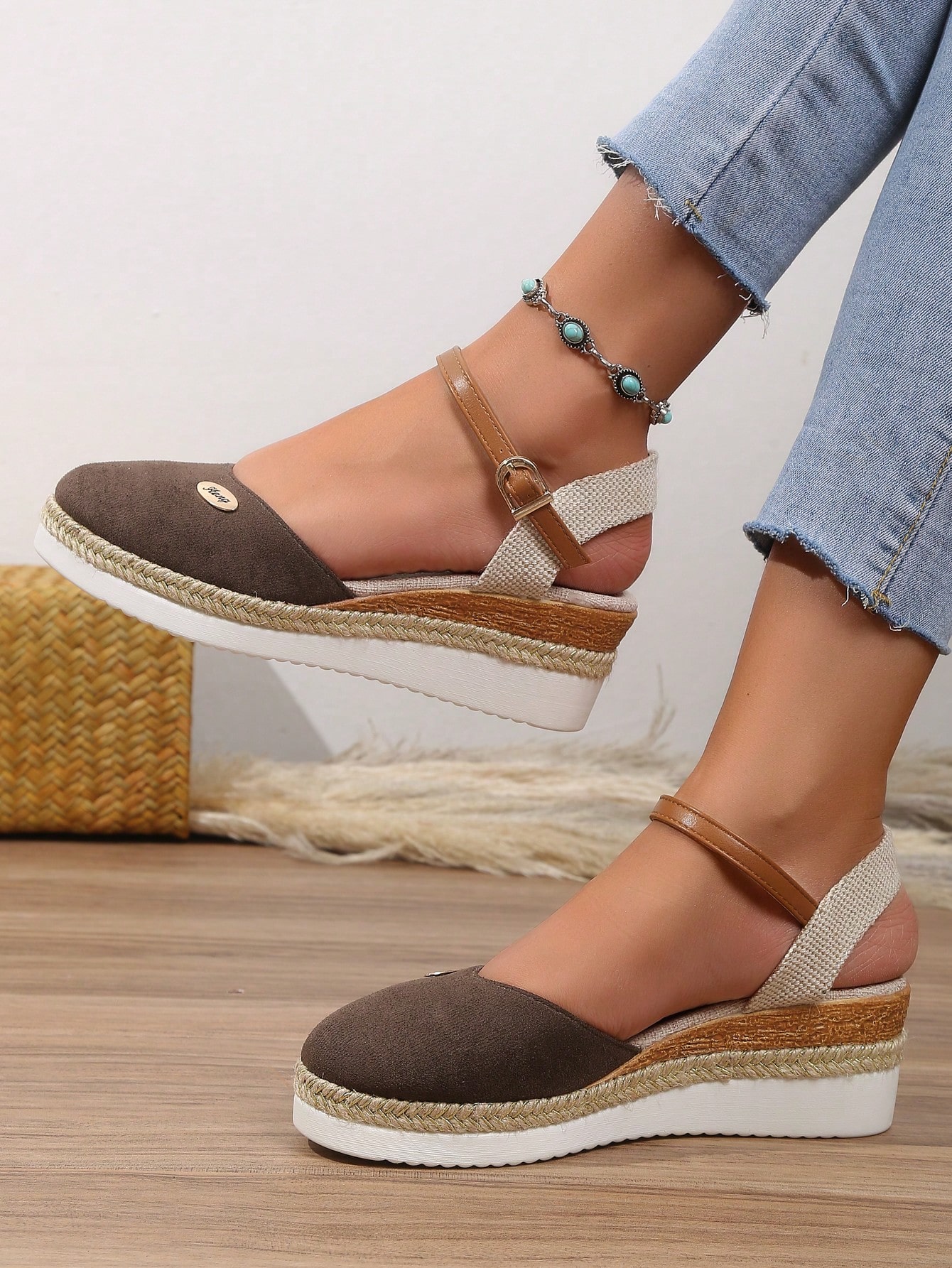 In Khaki Women Wedges & Flatform