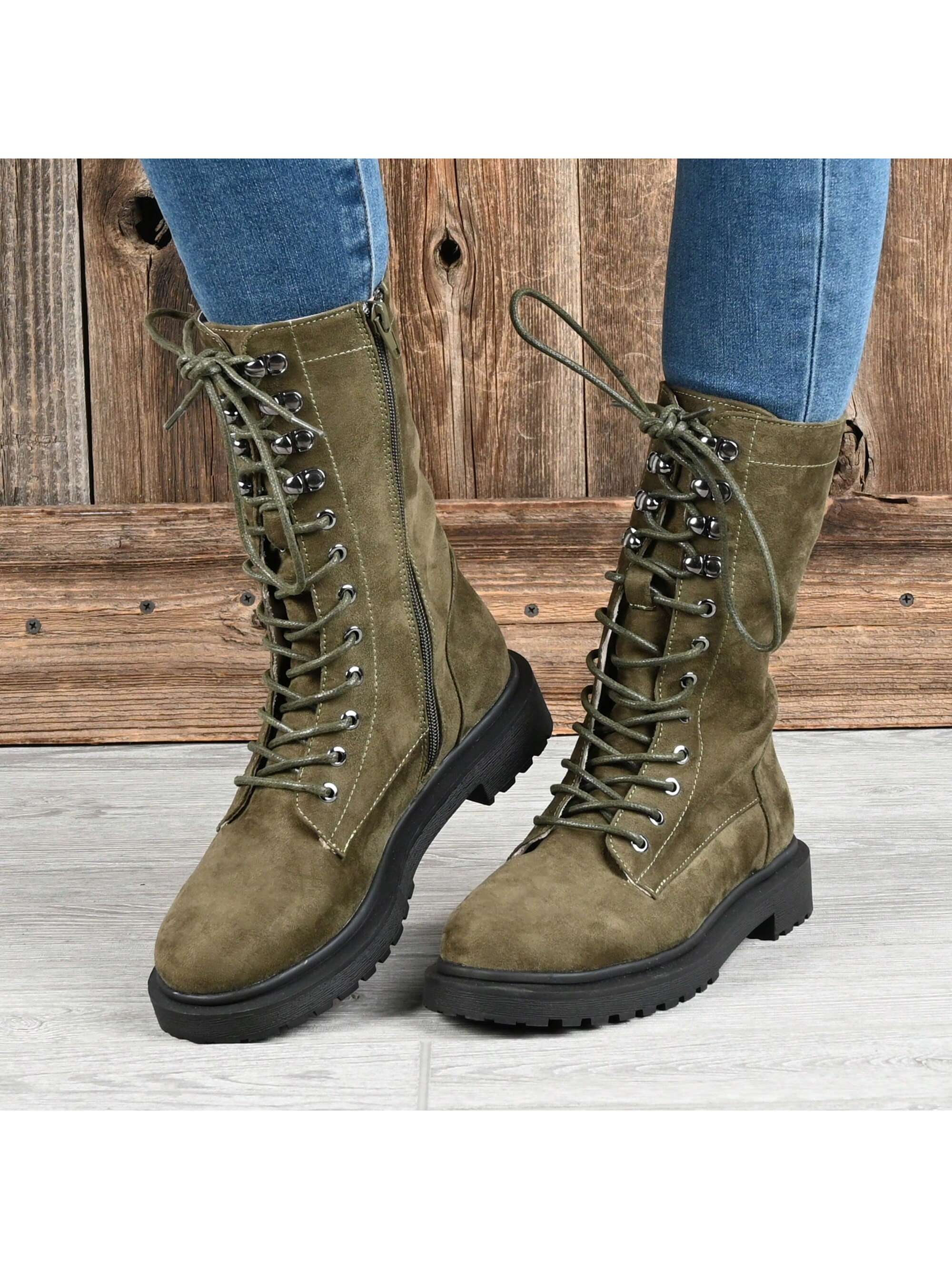 In Green Women Ankle Boots & Booties