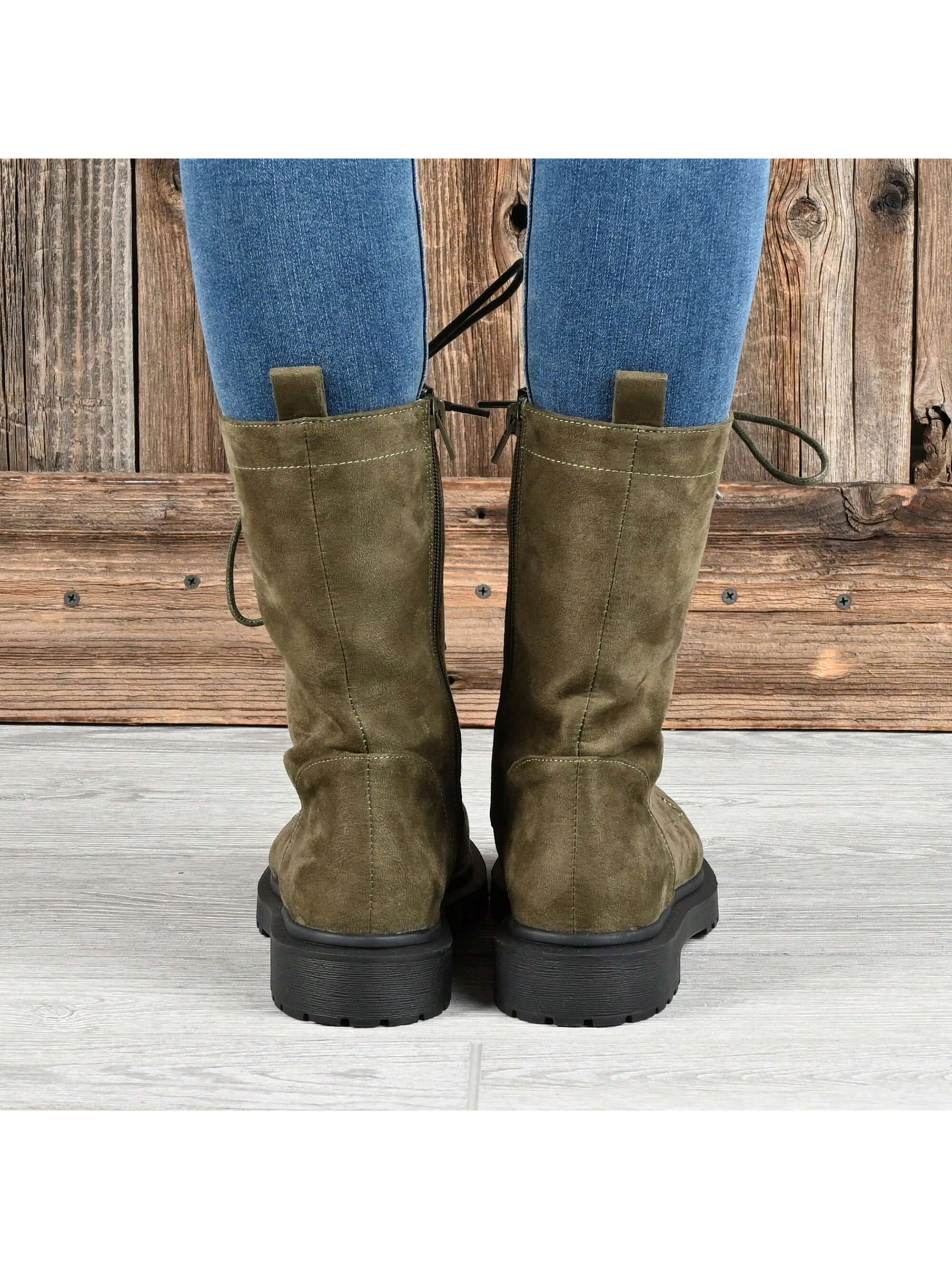 In Green Women Ankle Boots & Booties