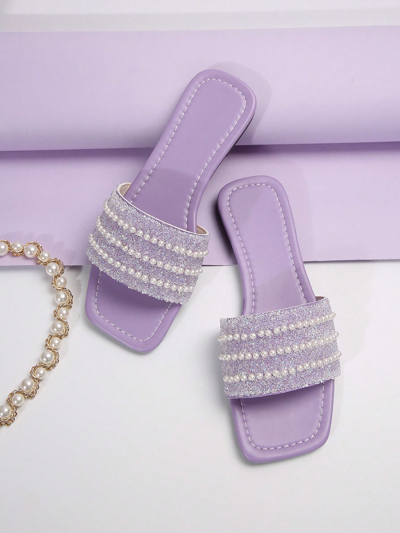 In Mauve Purple Women Shoes