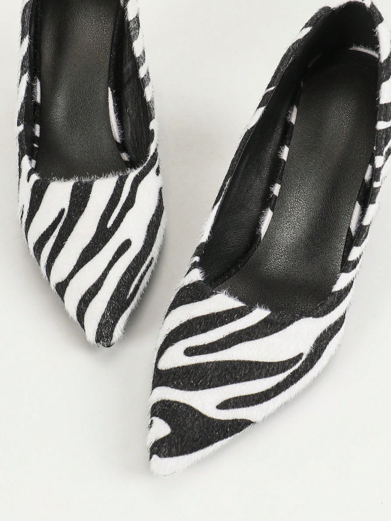 In Black and White Women Pumps