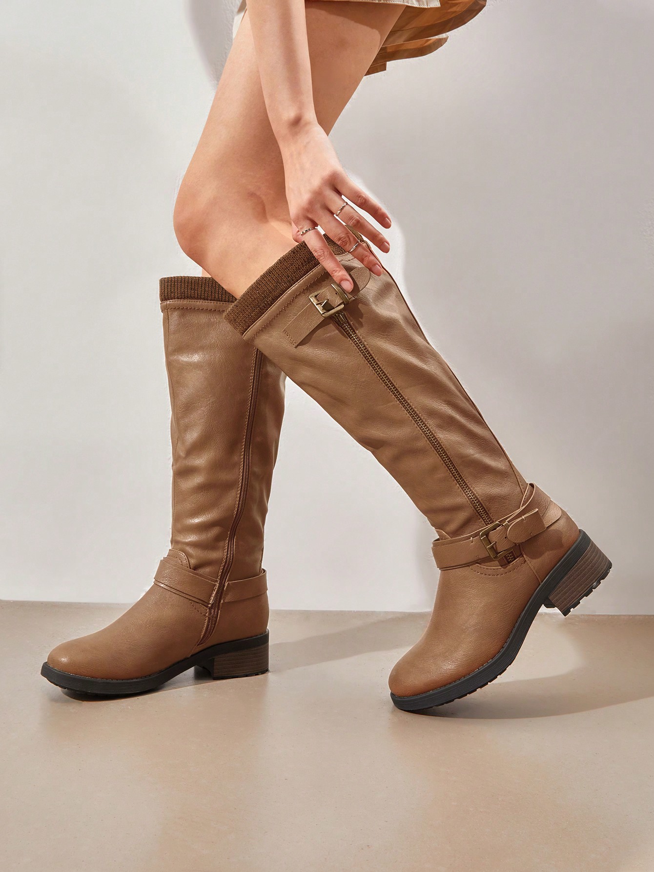 In Camel Women Fashion Boots