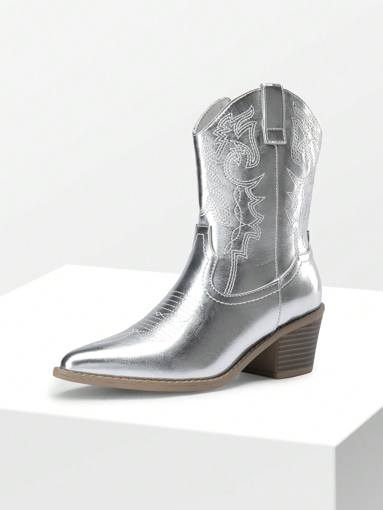 In Silver Women Ankle Boots & Booties