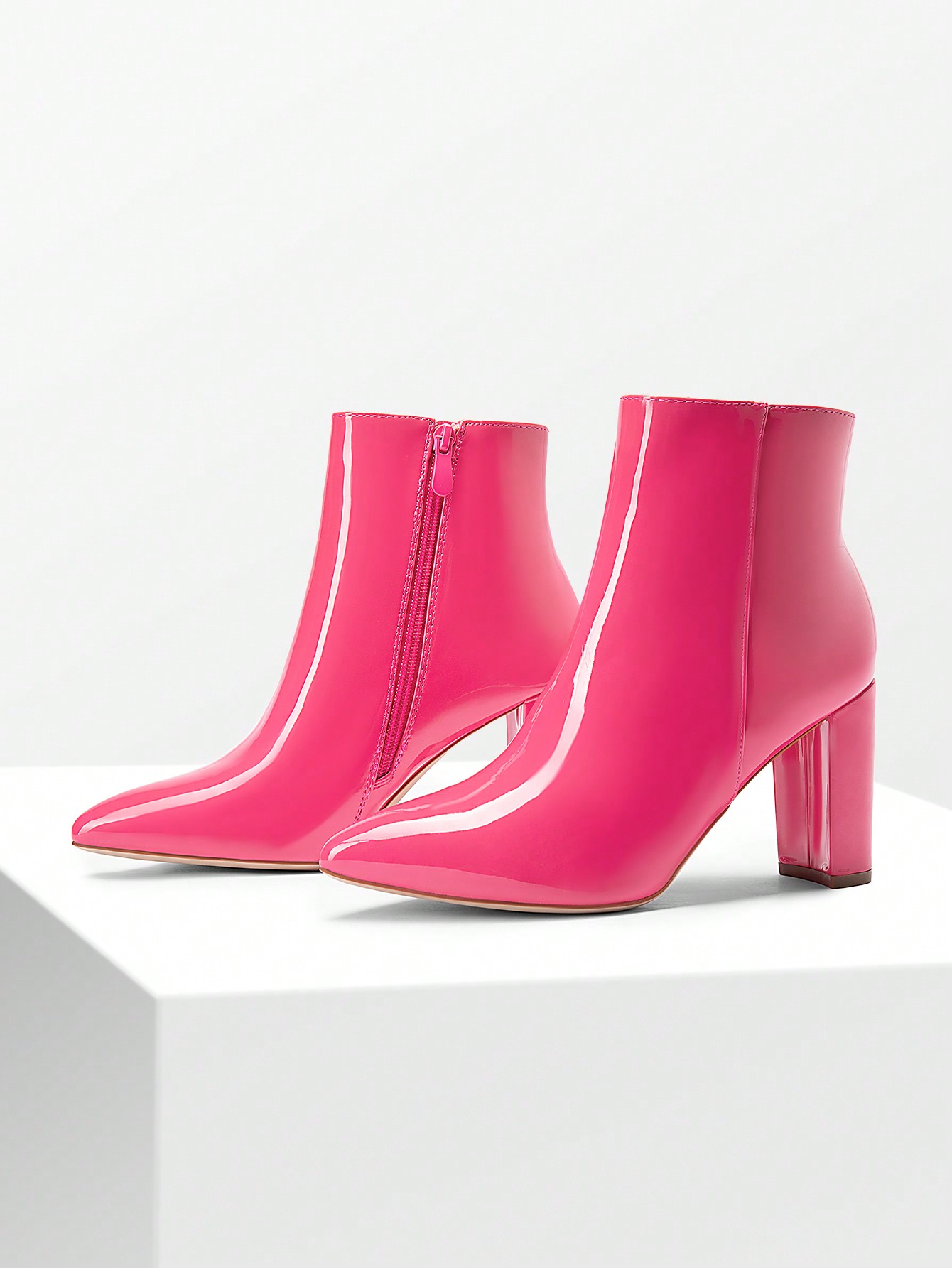 In Hot Pink Women Ankle Boots & Booties