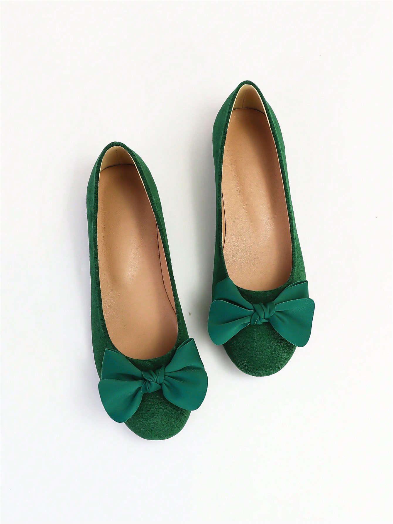 In Green Women Flats