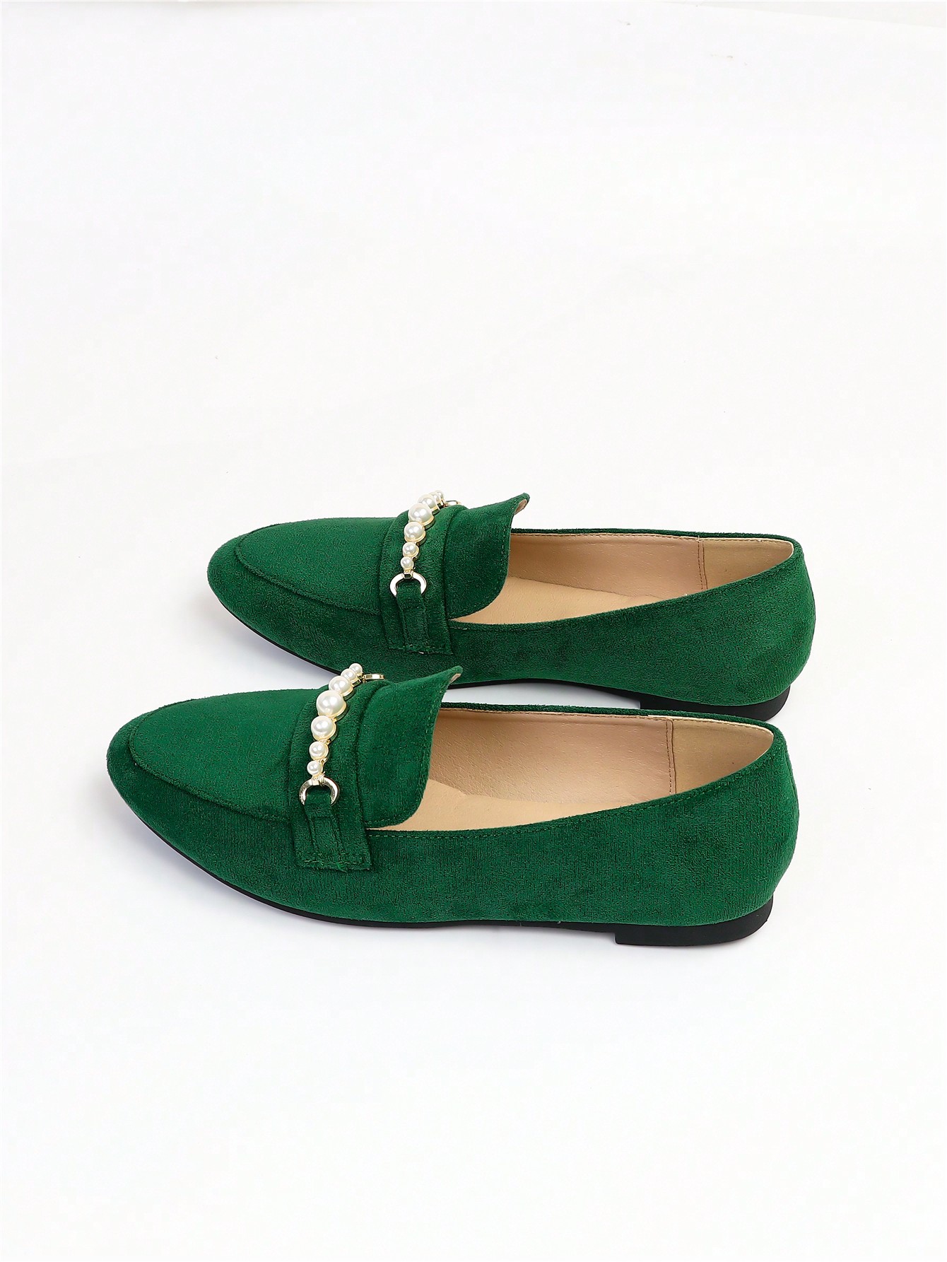 In Green Women Flats