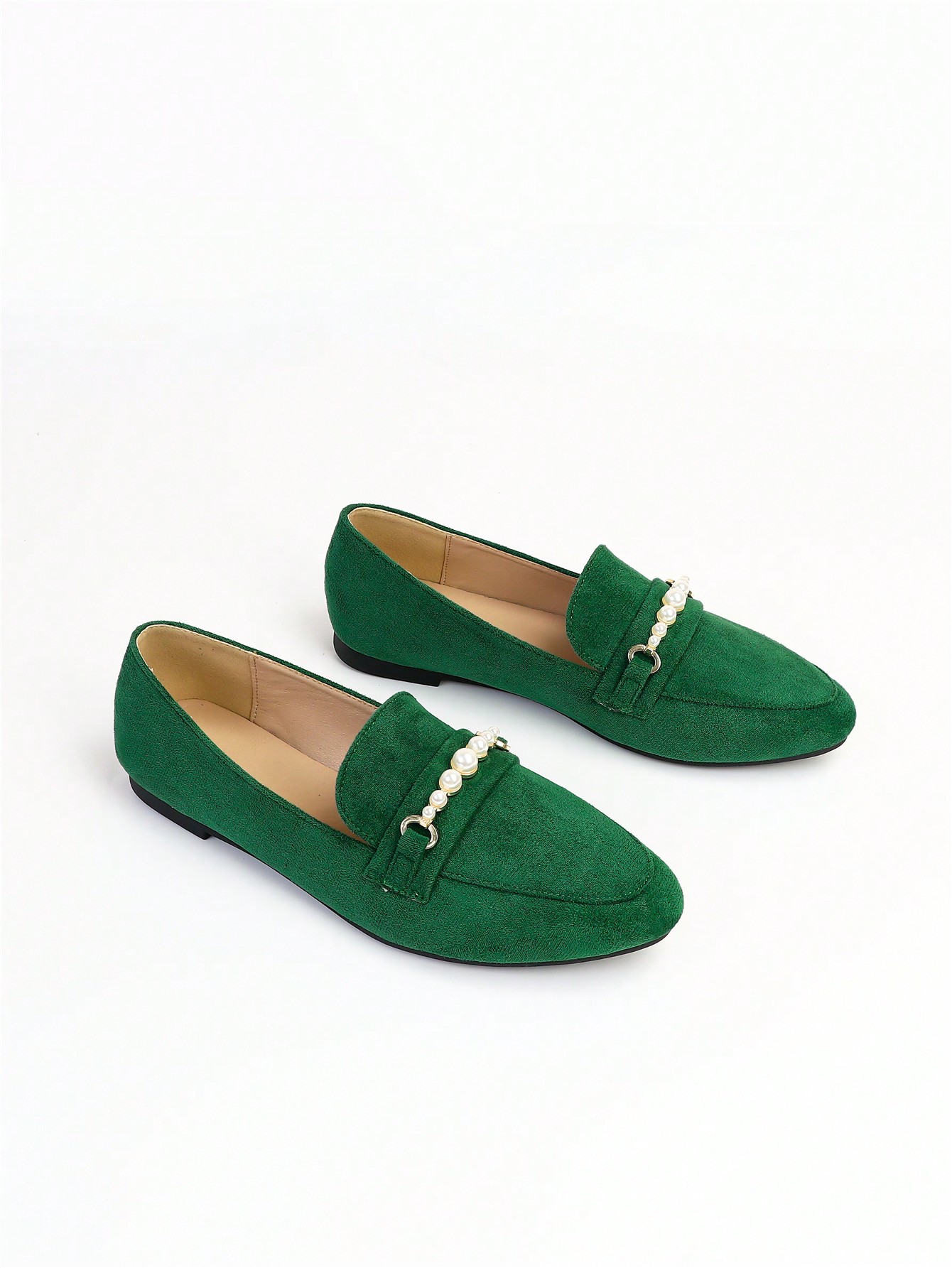 In Green Women Flats