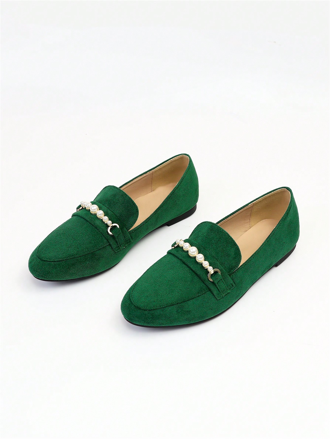 In Green Women Flats