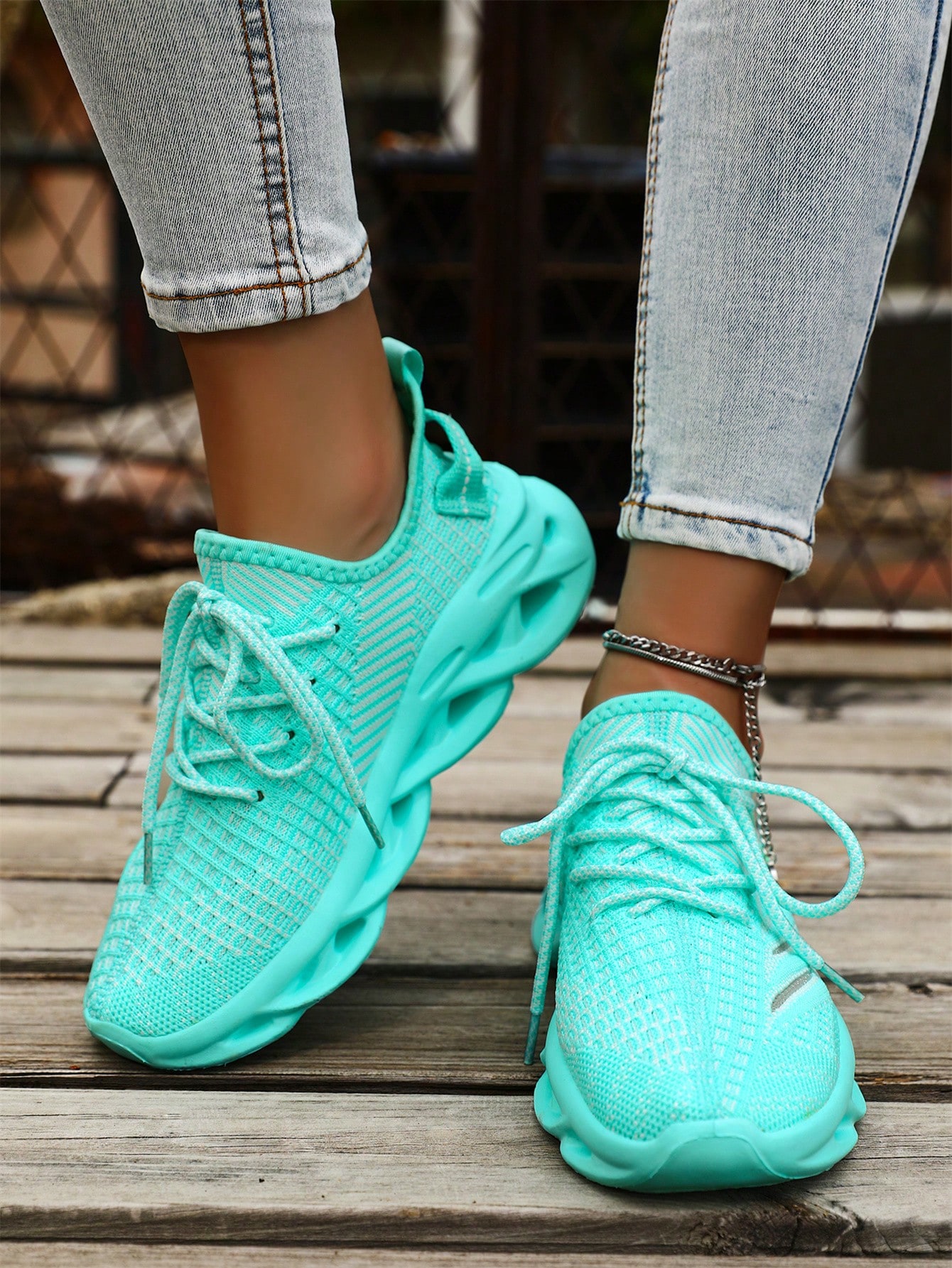 In Mint Green Women Shoes