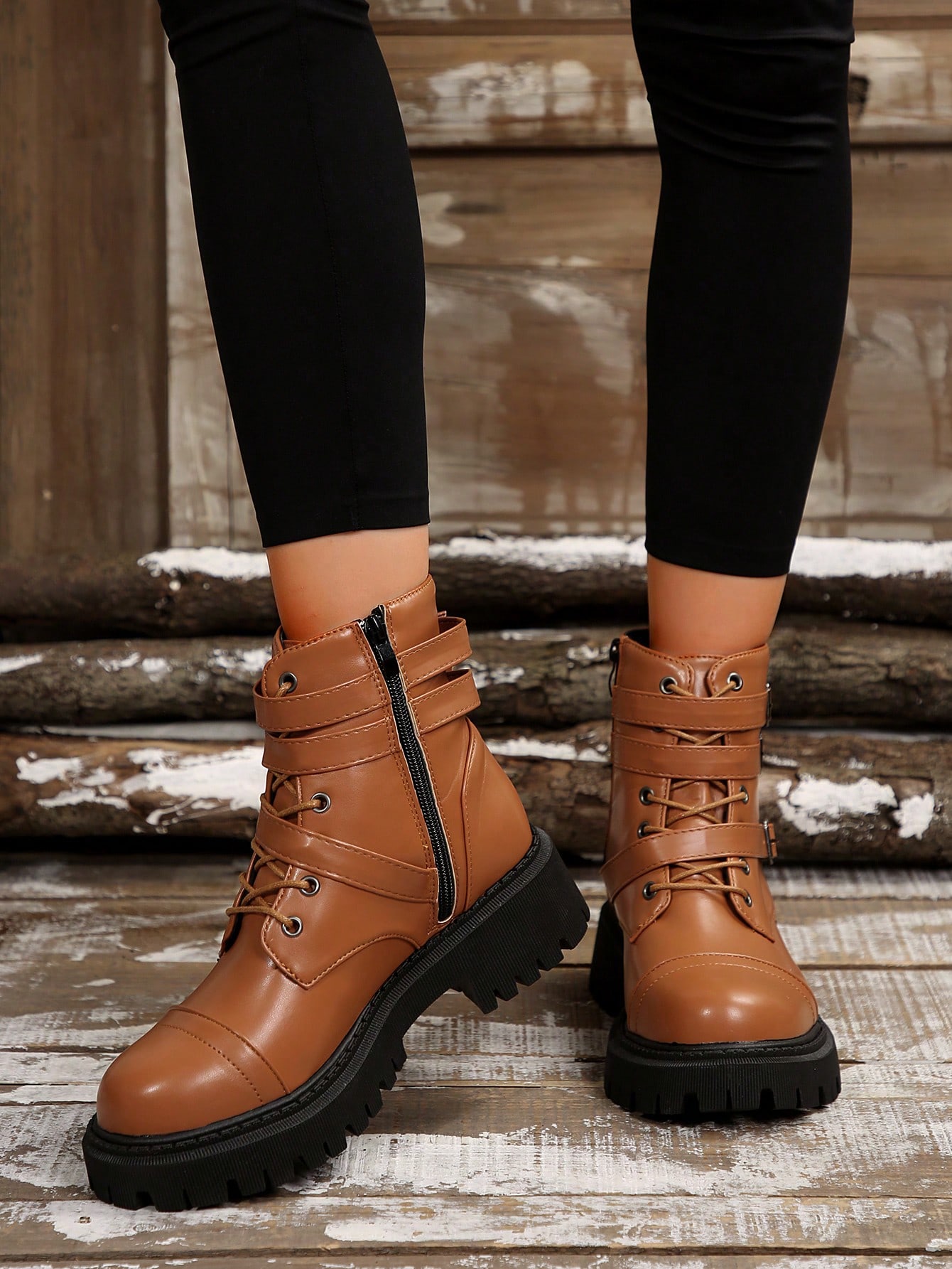 In Brown Women Mid-Calf Boots