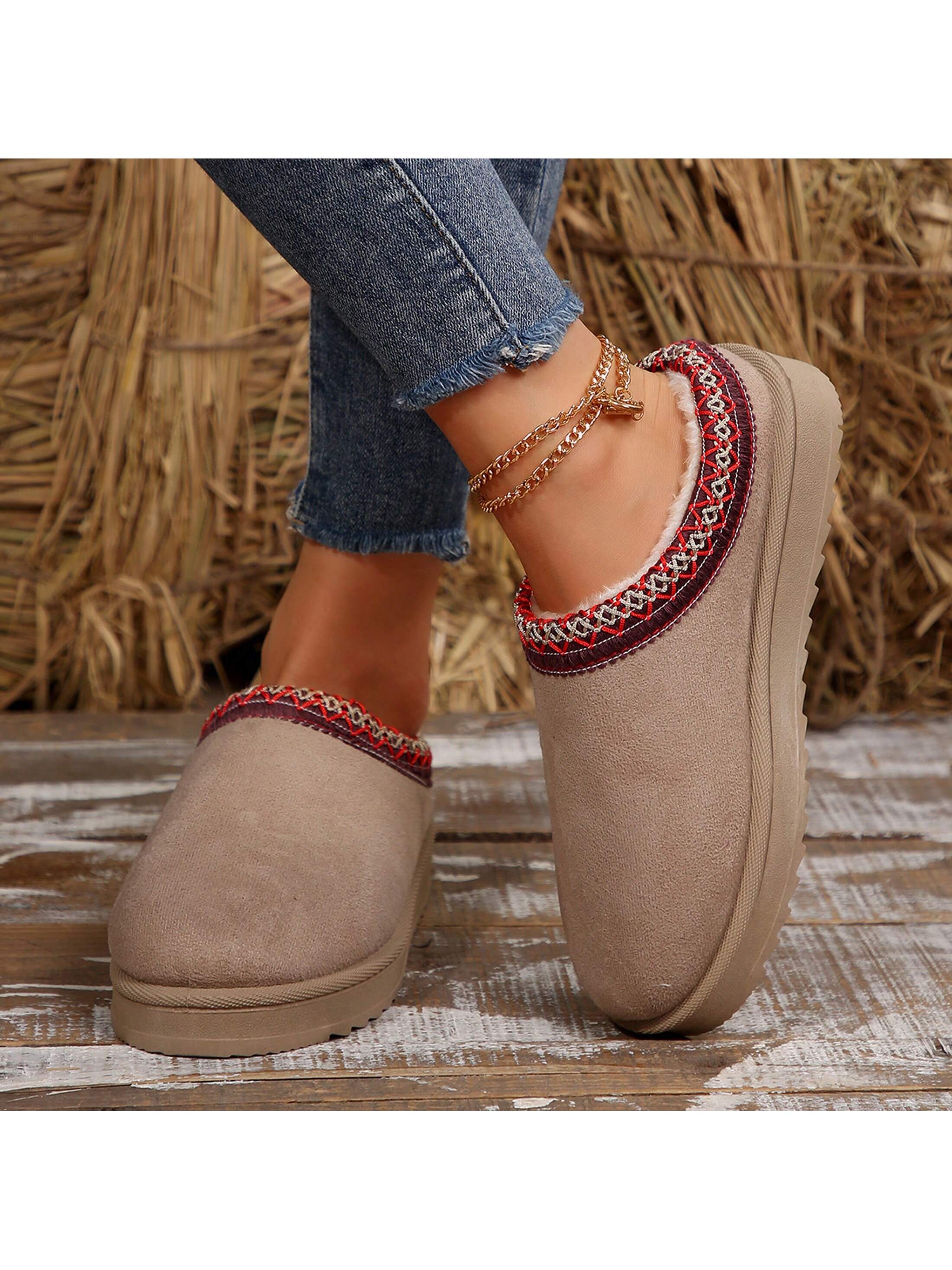 In Khaki Women Home Slippers