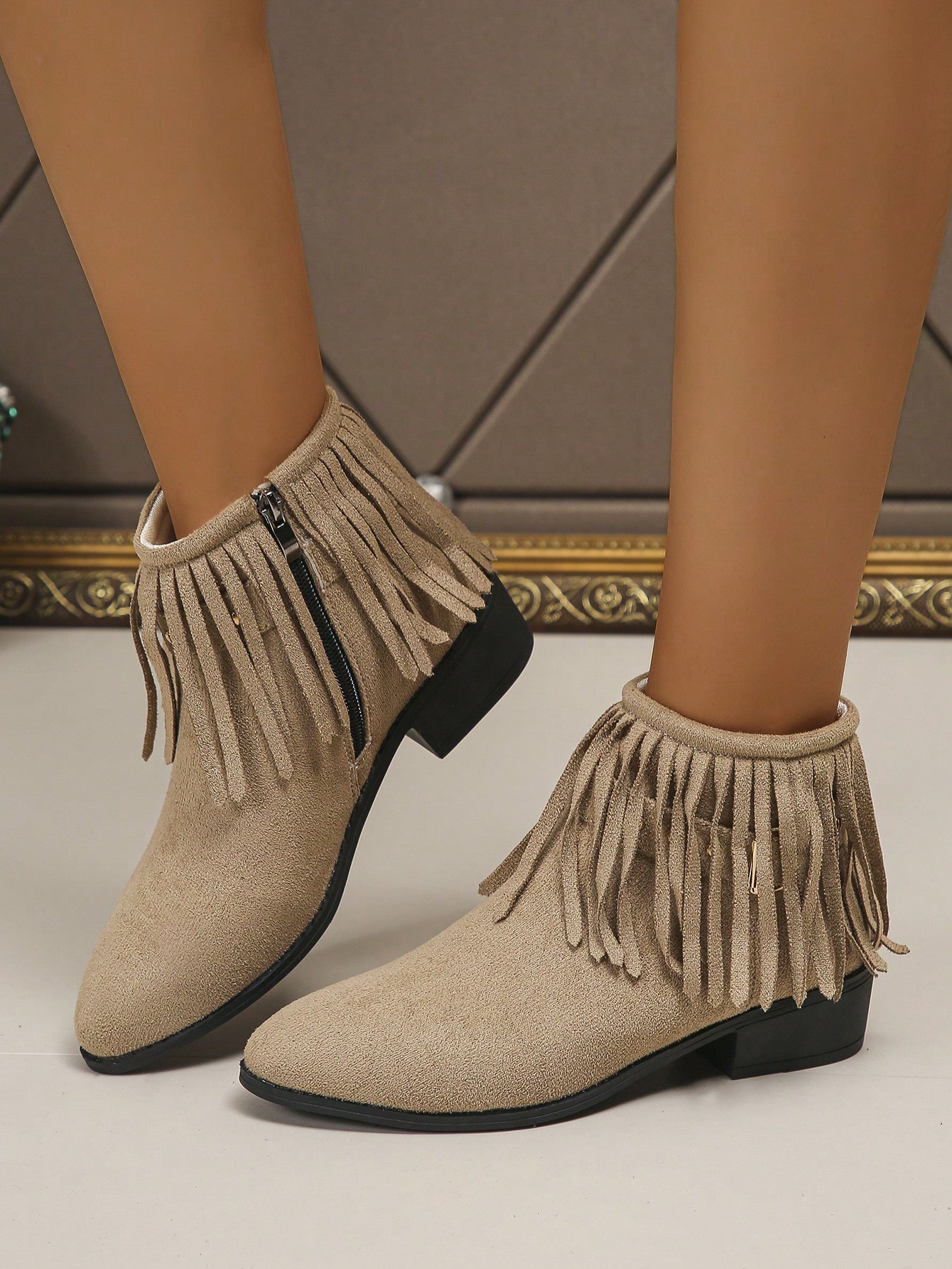 In Khaki Women Ankle Boots & Booties