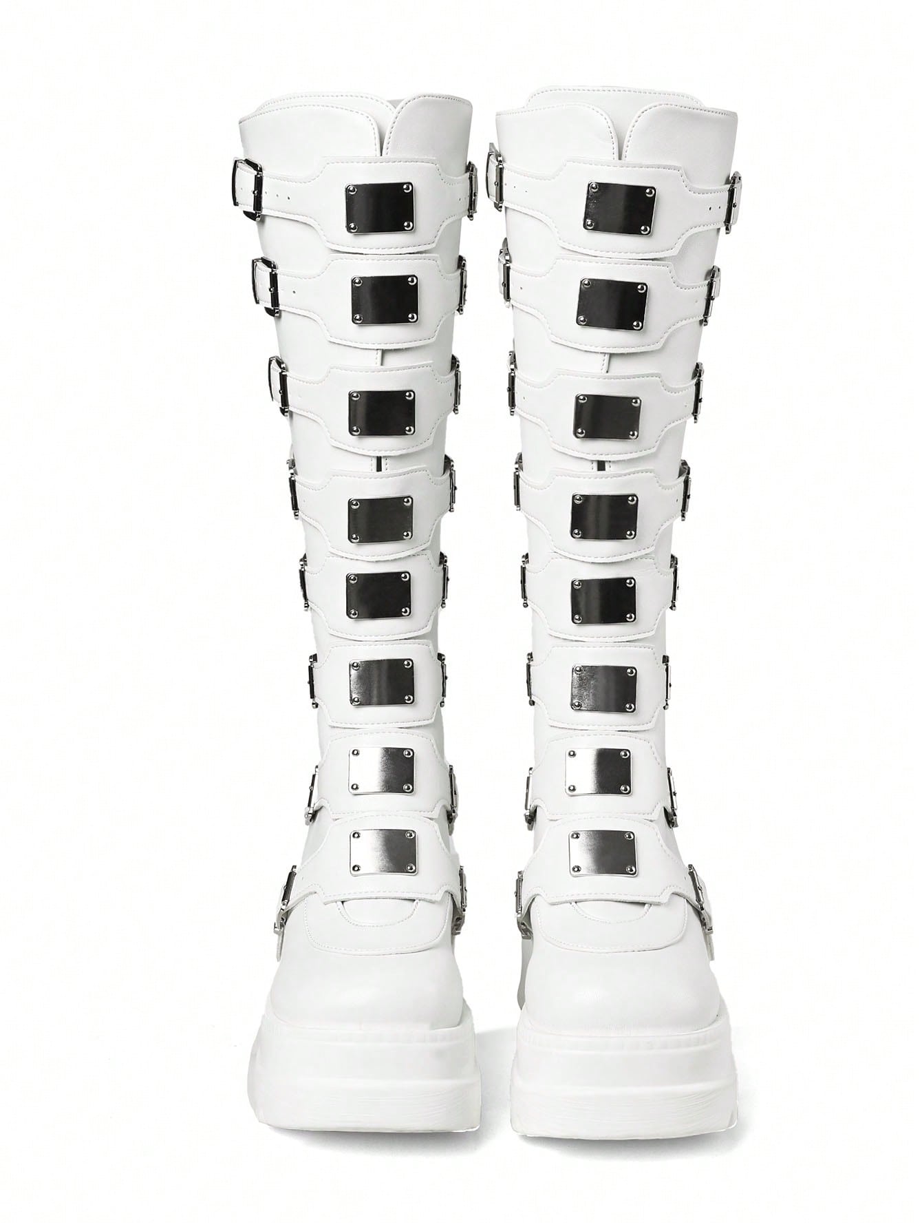 In White Women Knee-High Boots