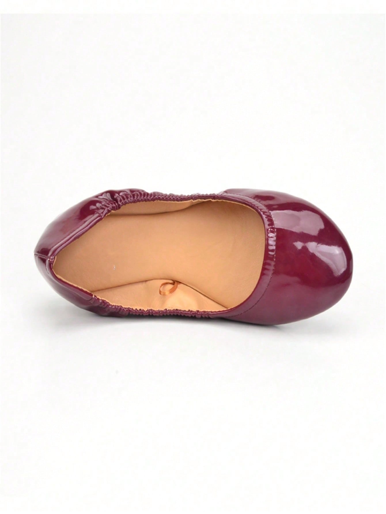 In Burgundy Women Flats