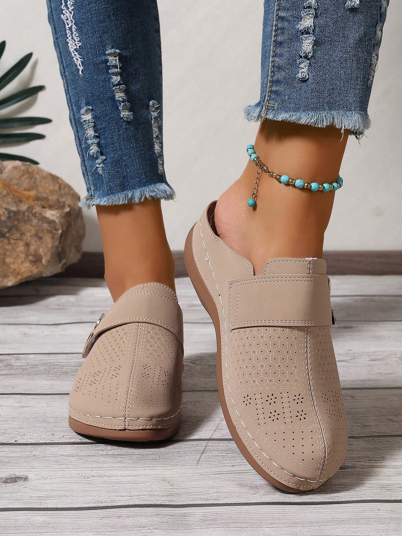 In Beige Women Wedges & Flatform