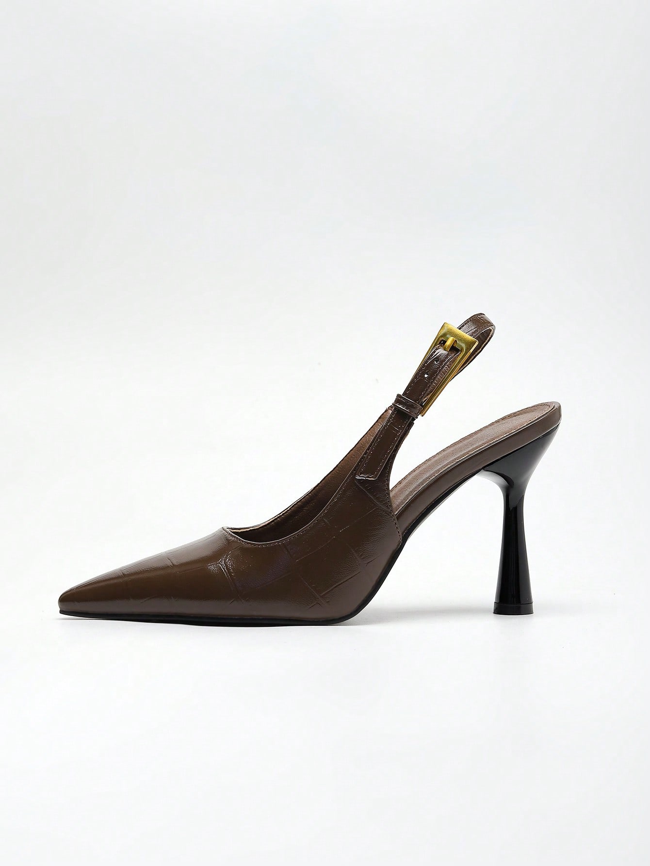 In Coffee Brown Women Pumps