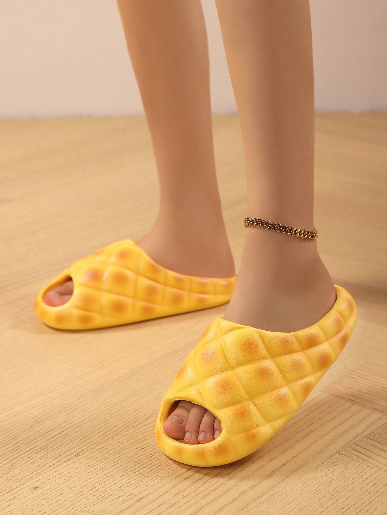 In Yellow Women Slippers