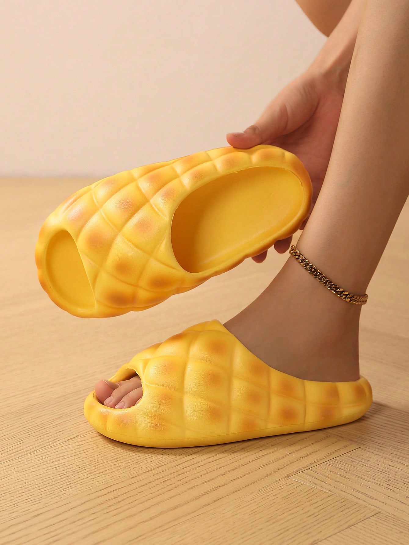 In Yellow Women Slippers