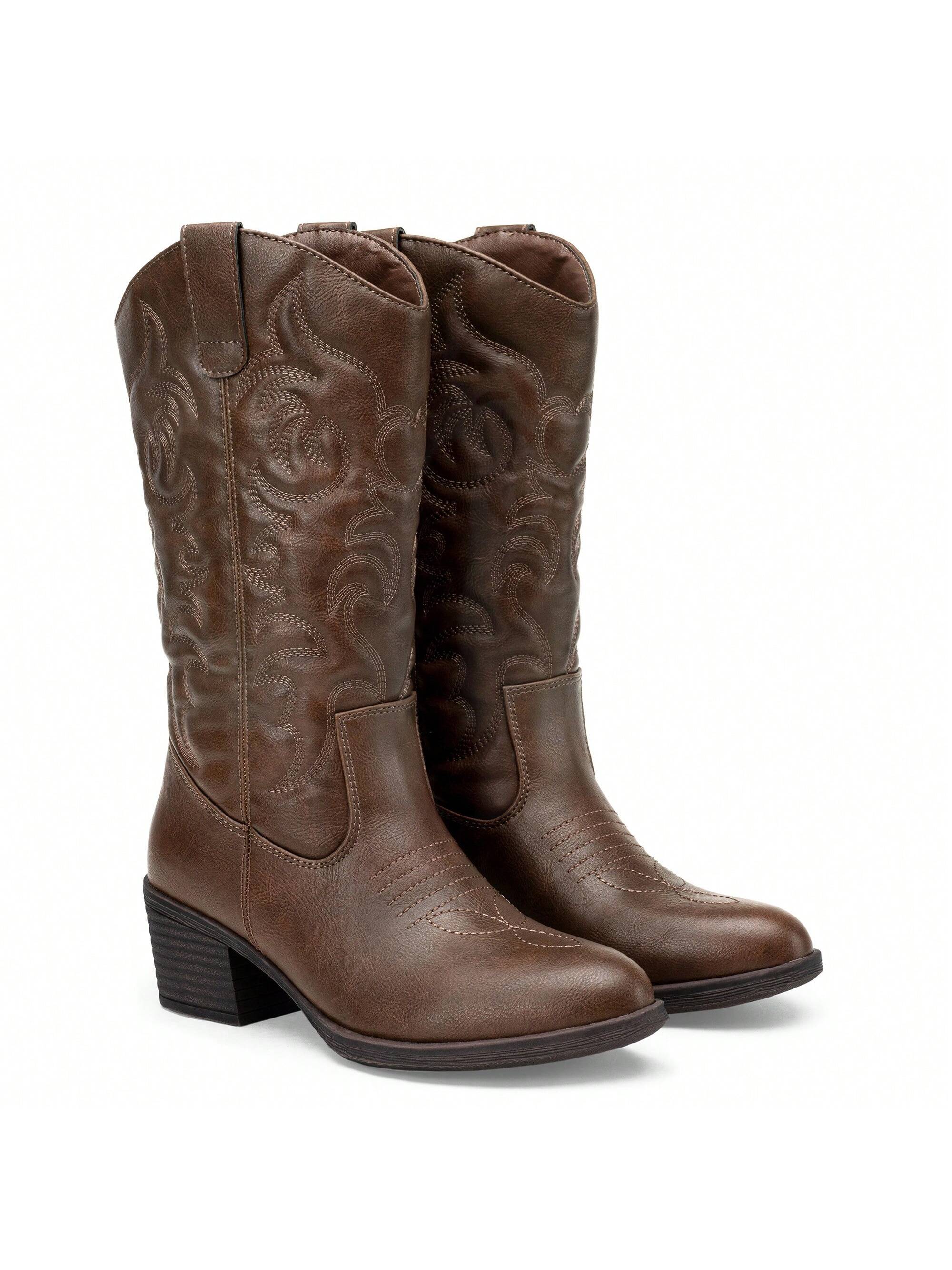 In Coffee Brown Women Fashion Boots