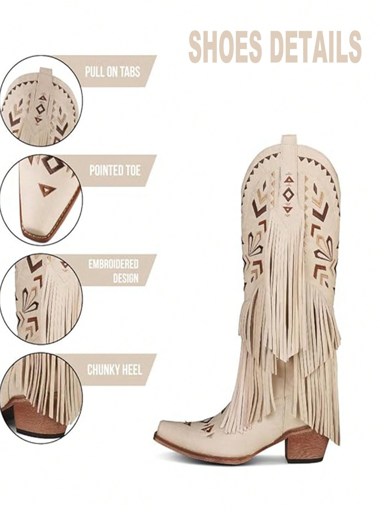 In Beige Women Fashion Boots