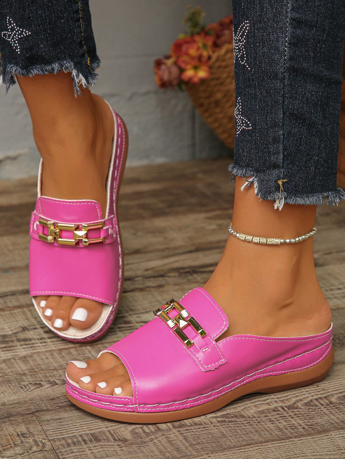 In Hot Pink Women Platforms & Wedge Sandals