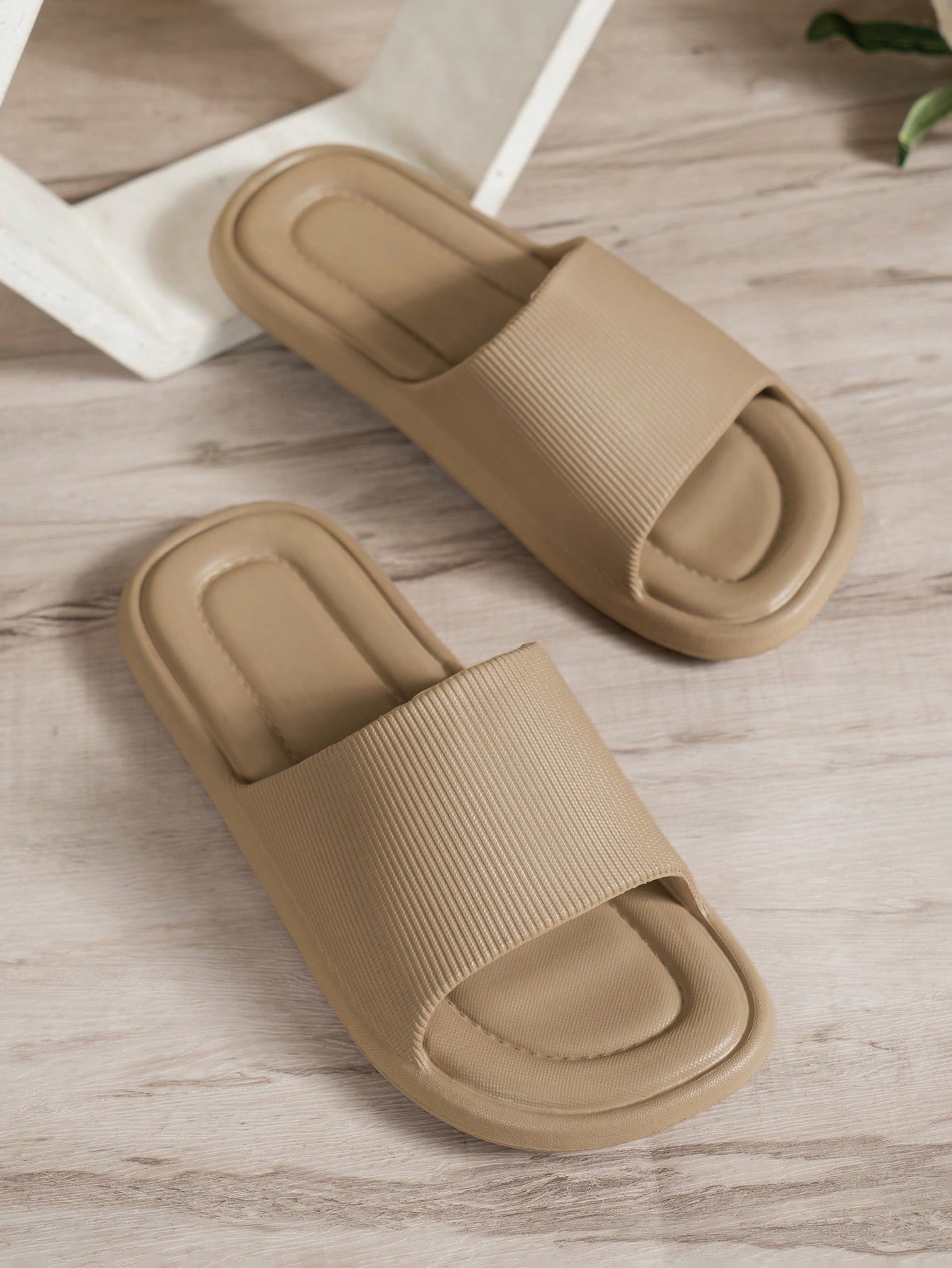 In Khaki Women Slides