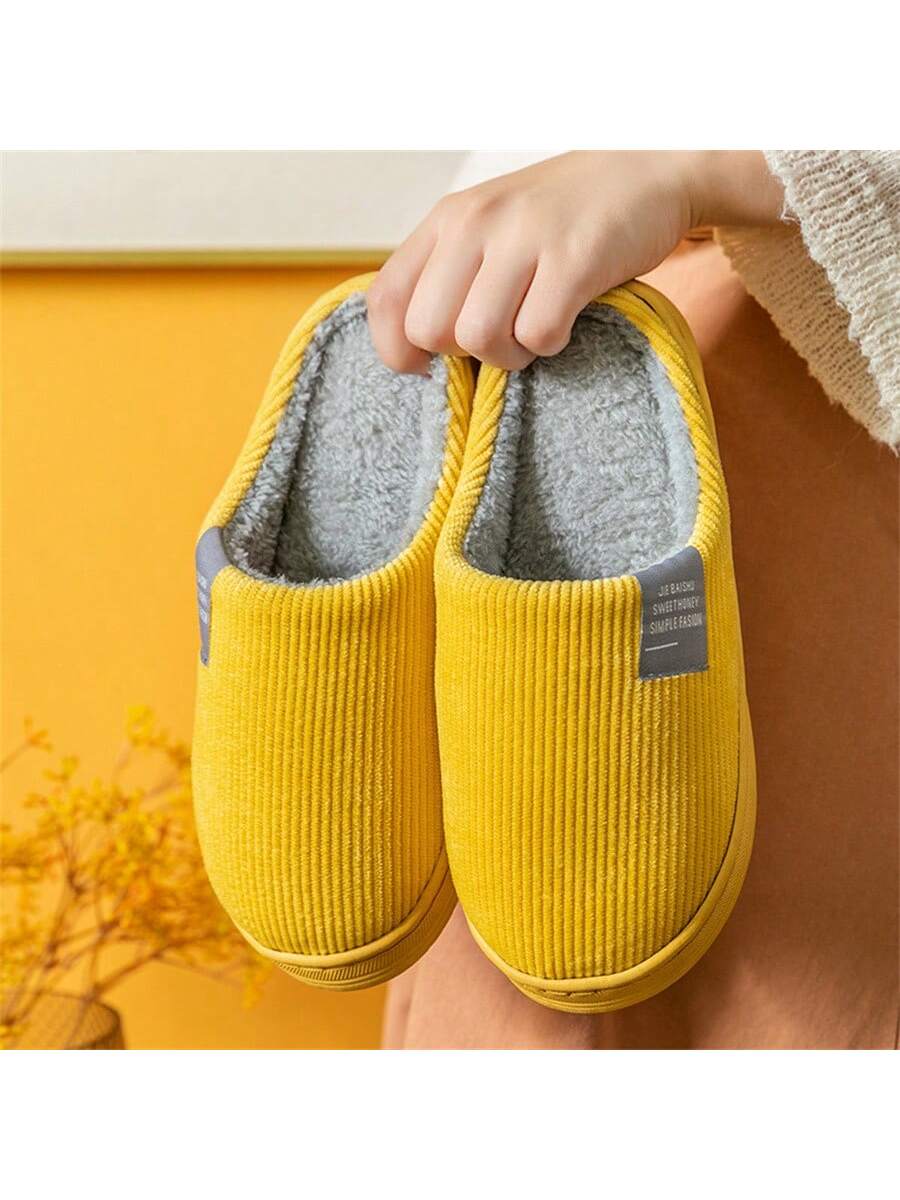 In Yellow Women Slippers